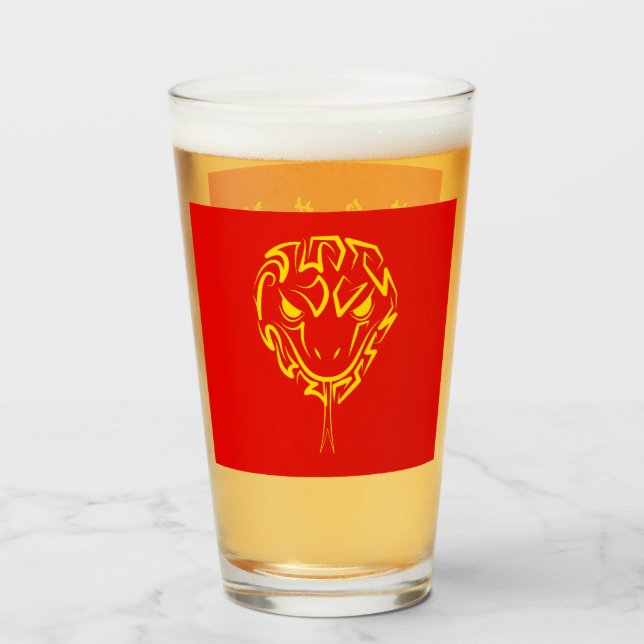 Chinese Lunar New Year of the Snake 2025 4723 Wood Glass (Front Filled)