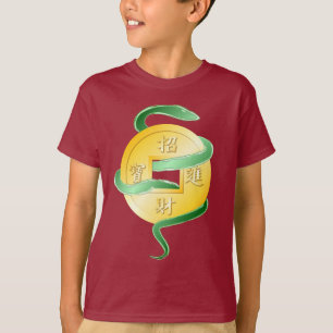 Chinese Lunar New Year of the Snake 2025 Wealth T-Shirt