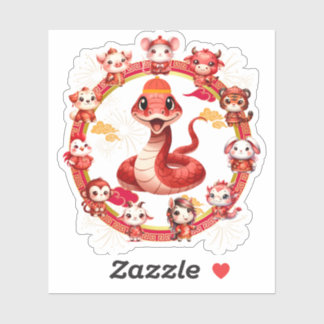Chinese Lunar New Year Snake Design 2