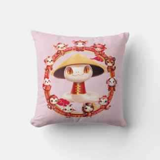 Chinese Lunar New Year Snake Design 3 Cushion