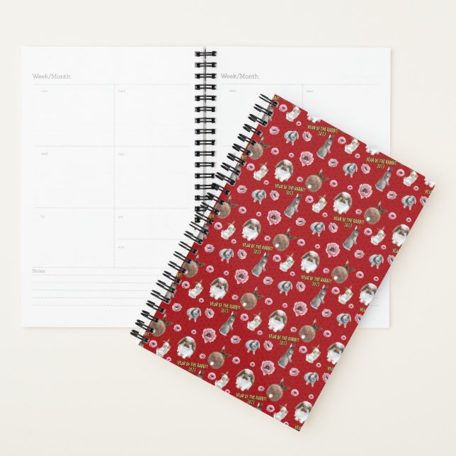 Chinese Lunar Year of the Rabbit 2023 Pattern Planner (Display)