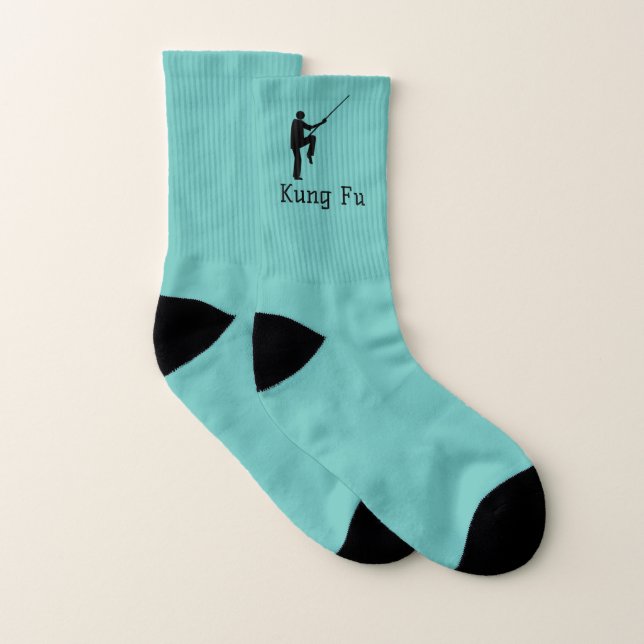 Chinese Martial Artist - Kung Fu and your name Socks (Pair)