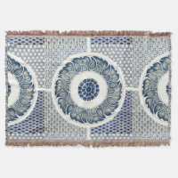 Chinese Medallion: Indigo Blue Chinoiserie
