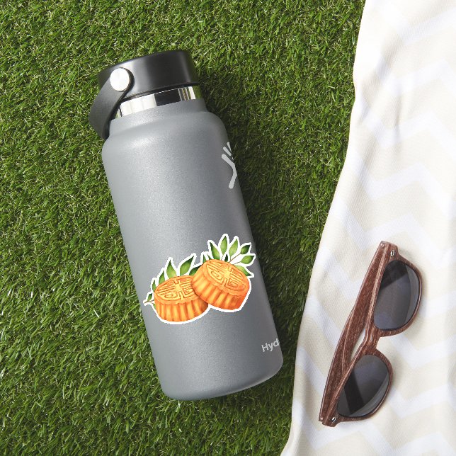  Chinese Mid Autumn Moon Cake Pair with Leaves (HydroFlask Insitu)