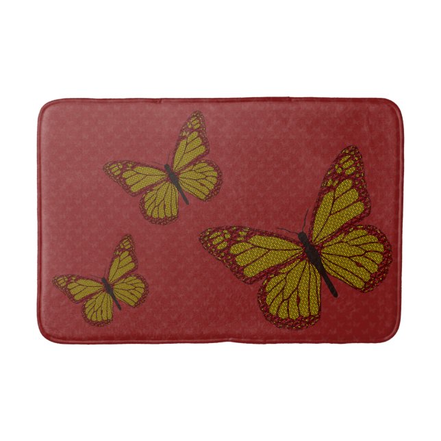 Chinese Monarch Bath Mat (Front)