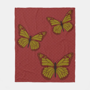 Chinese Monarch Fleece Blanket