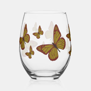 Chinese Monarch Stemless Wine Glass