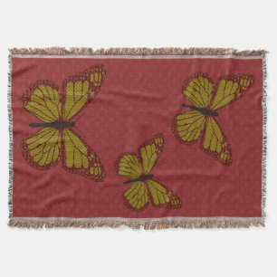 Chinese Monarch Throw Blanket