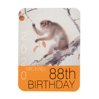 Chinese Monkey Year Japanese painting Birthday FPM Magnet