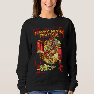 Chinese Moon Festival Mooncake Mid Autumn Asian Fu Sweatshirt