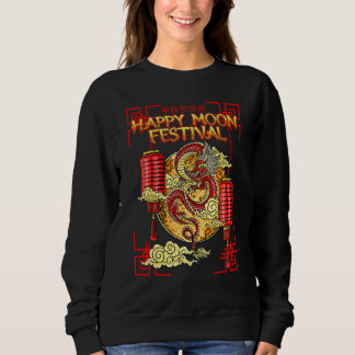 Chinese Moon Festival Mooncake Mid Autumn Asian Fu Sweatshirt