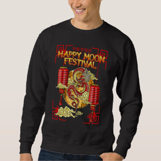Chinese Moon Festival Mooncake Mid Autumn Asian Fu Sweatshirt