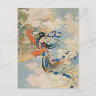 Chinese Moon Goddess postcard