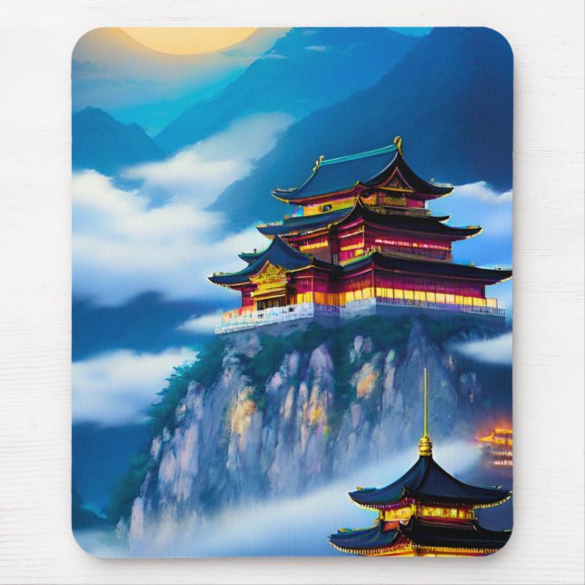 Chinese Mountain Palace Mouse Pad (Front)
