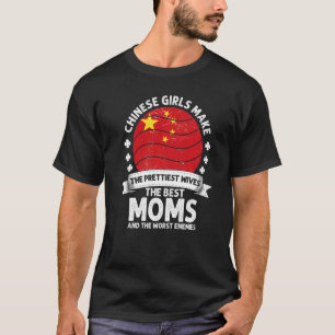 Chinese Mum China Mothers Day Mama Chinese America T-Shirt