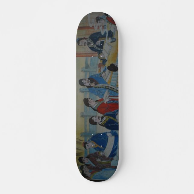 Chinese Mural Painting Skateboard (Front)