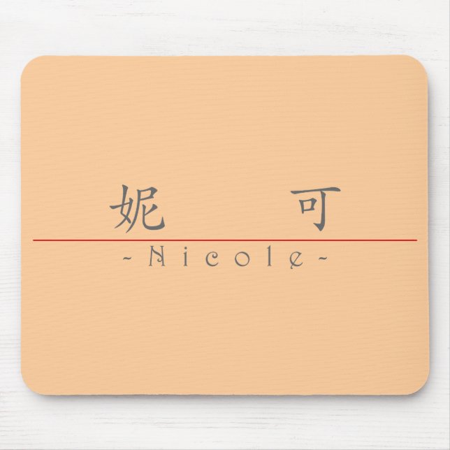 Chinese name for Nicole 20267_1.pdf Mouse Pad (Front)