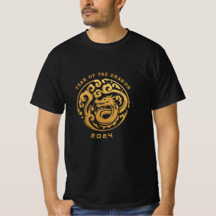 Chinese New Lunar Year Dragon 2024 Zodiac T-Shirt