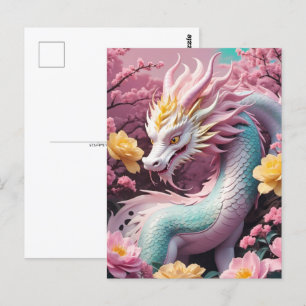 Chinese New Lunar Year of Dragon, Postcrossing Postcard