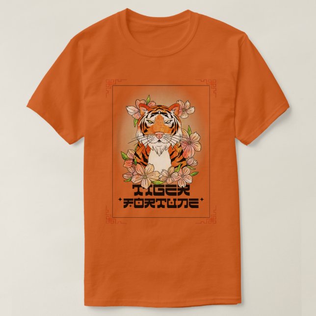Chinese New Lunar Year of the Tiger Zodiac 1 T-Shirt (Design Front)