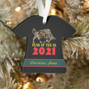 Chinese New Year 2021 - Year Of The Ox Ornament