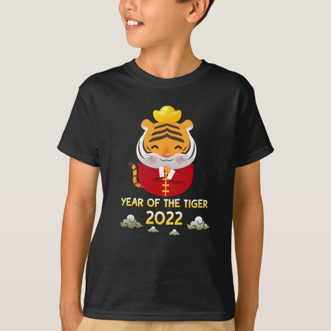 Chinese New Year 2022 Year of the Tiger T-Shirt (Front)