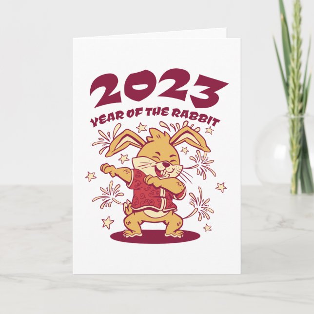 Chinese New Year 2023 - Year of the Rabbit Card (Front)