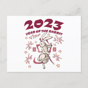 Chinese New Year 2023 - Year of the Rabbit Postcard
