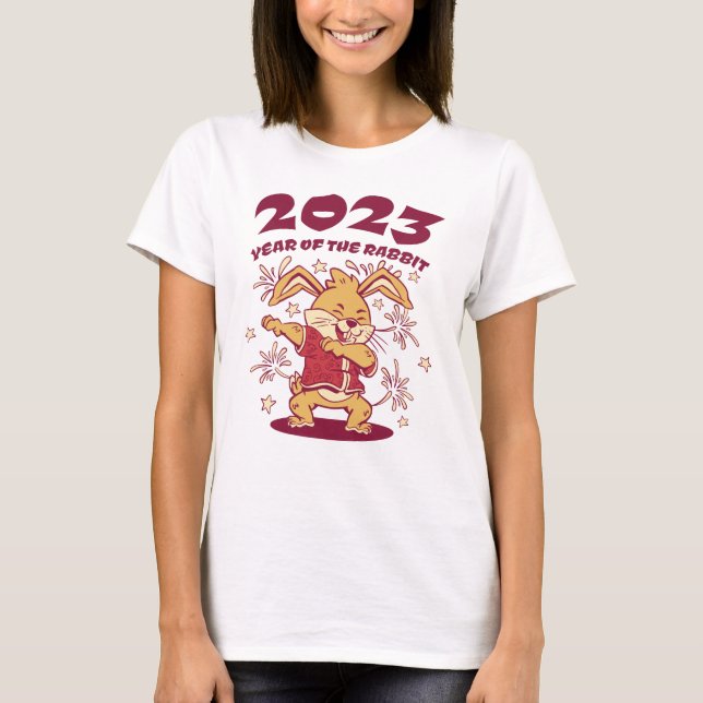 Chinese New Year 2023 - Year of the Rabbit T-Shirt (Front)