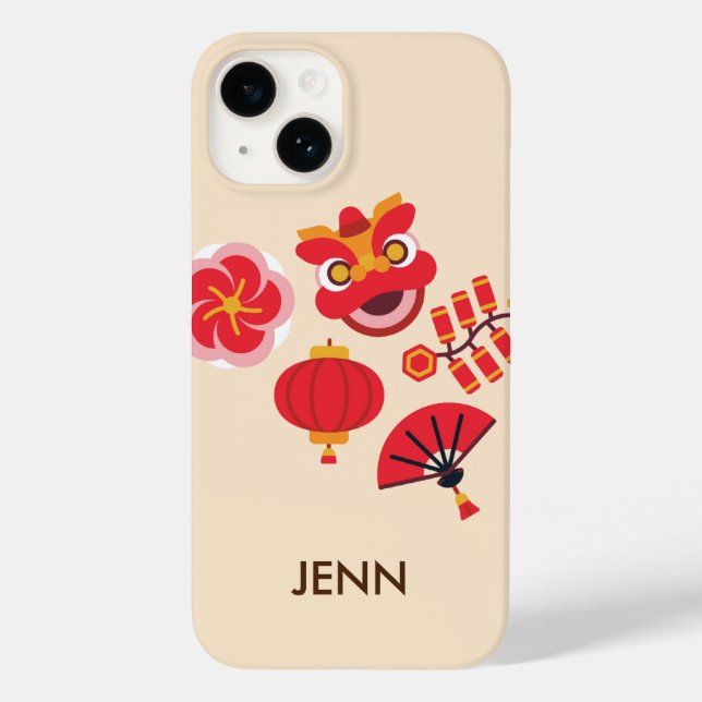 Chinese New Year 2024 Celebrate iPhone 14 Case (Back)