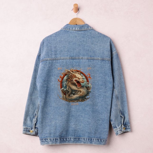 Chinese new year 2024  denim jacket (Hangar)