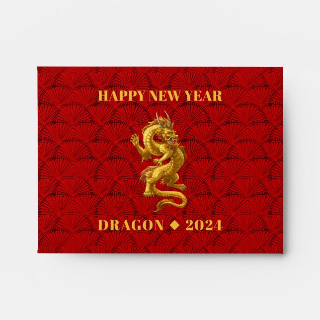 Chinese New Year 2024 Dragon Envelope (Front)