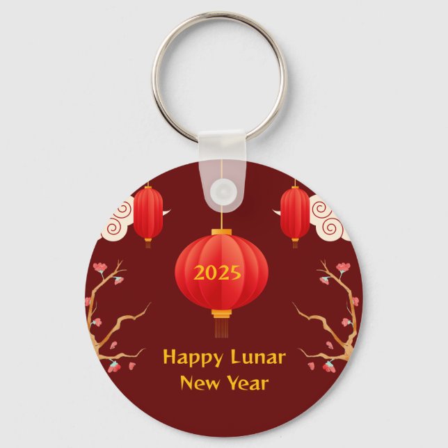 Chinese New year  2025 Key Ring (Front)