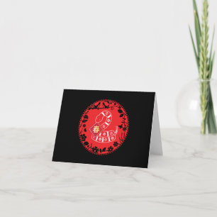 Chinese New Year 2025 Snake Design Card