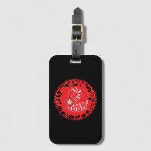 Chinese New Year 2025 Snake Design Luggage Tag