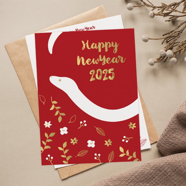 Chinese New Year 2025 Year Of Snake Holiday Card (Creator Uploaded)