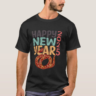 Chinese New Year 2025 Year of the Snake Happy New  T-Shirt