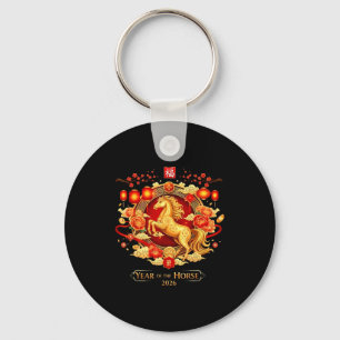Chinese New Year 2026 Horse Happy Chinese New Year Key Ring