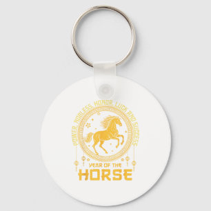 Chinese New Year 2026 Horse Happy Chinese New Year Key Ring
