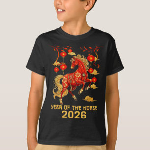 Chinese New Year 2026 Horse Happy Chinese New Year T-Shirt