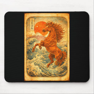 Chinese New Year 2026 Of The Horse Lunar New Year  Mouse Pad