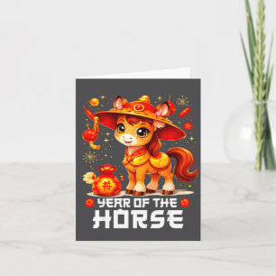 Chinese New Year 2026 Year Of The Horse  Card