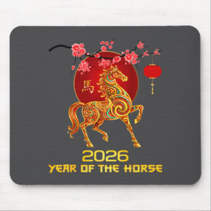 Chinese New Year 2026 Year Of The Horse For Women  Mouse Pad