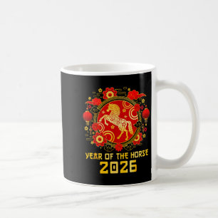 Chinese New Year 2026 Year Of The Horse Happy New  Coffee Mug