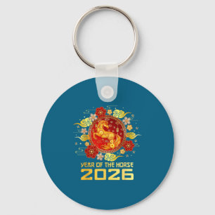 Chinese new year 2026 year of the horse key ring