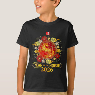 Chinese New Year 2026 Year Of The Horse Lunar New  T-Shirt