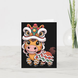 Chinese New Year 2026 Year Of The Kawaii Horse Lio Card
