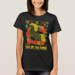 Chinese New Year 2026 Zodiac Year Of Horse For Kid T-Shirt