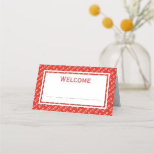CHINESE NEW YEAR Celebration 新年快乐Table Place Card