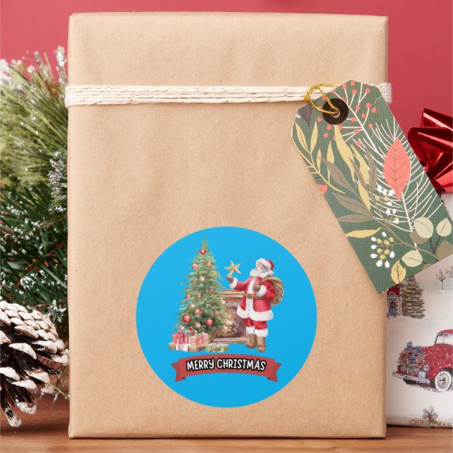 CHINESE NEW YEAR CLASSIC ROUND STICKER (Holiday)